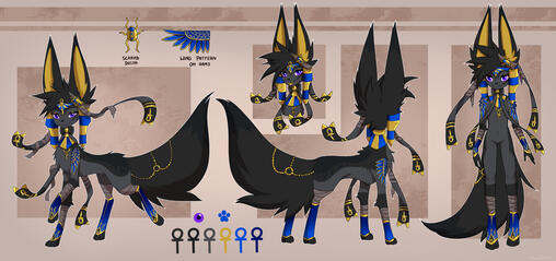 Ref sheet feral example